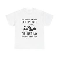 Panda Funny T Shirt Graphic ZOO Unisex Heavy Cotton Tee M