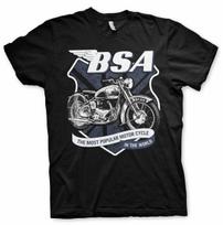 Officially Licensed B. S.A.Motorcycles 650 Shield Men's T-Shirt S-XXL Sizes- S