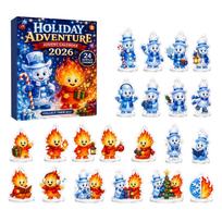 2D Flat Acrylic Box for Collectibles and Surprise Gifts One Size geltona