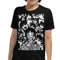 Horror Creepypasta Anime Girl Manga Horrific Creepy Short-Sleeve Unisex T-Shirt S