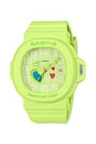 Casio Baby-G Watch, PLAYFUL HEARTS SERIES BGA-10-3AJF, Women's, Green, Authentic Japanese Product