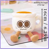 Funny Plush Coffee Cup Mug Teapot Toy Collectible Bottle Plushie Travel Companion for Adults And Kids Play House Birthday Gift