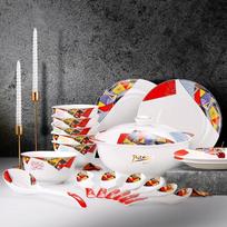 Picasso Dora Series 16-Piece Ceramic Dinnerware Set