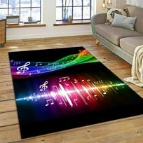 3D Creative Musical Note Piano Art Carpet Rug for Home Living Room Bedroom Sofa Doormat Decor,Child Area Rug Non-slip Floor Mat 40x60cm