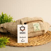 Hemp Fanny Pack Waist Bag, Handmade In Nepal