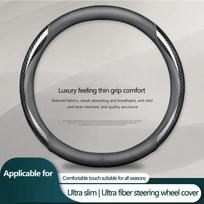 Toyota Carbon Fiber Car Steering Wheel Cover Car Accessories For Toyota Yaris Corolla Avensis Aygo Vitz Vios Yaris Mark-X Mirai