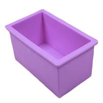 Rectangle Soap Mold Large Size Silicone Soap Mold Sturdy and Durable DIY Craft 1 purple