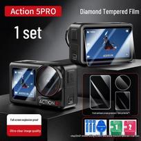 DJI Action 3/4/5 Pro Tempered Screen Protector for OSMO Sports Camera