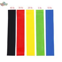 5pcs Resistance Bands Set Color Coded Non Slip Elastic Loop Bands for Yoga Pilates Strength Training Home Gym Workout Fitness black