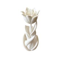 Office Ornament 3D Printed Tulip Shape Decorative Figurine Integrated Molding PLA Small Sculpture Home Decor