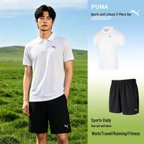 Puma Men's Short Sleeve & Shorts Sportswear Set S