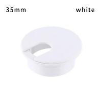 35/50mm Plastikinis biuro kompiuterio laido skylės dangtelis Stalo laido tvirtinimo elementas Laido laikymo skylė Kompiuterio stalo priedai 1 vnt.