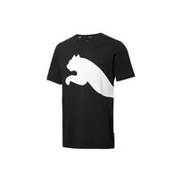 PUMA logo Printing Round Collar Male Black Men's 587585-51 L