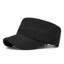 Men's Denim Flat Cap Women Outdoor Sun Hat juoda