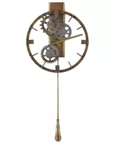 Sieninis laikrodis MARCOTE 30 cm metalinis auksinis