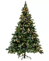 Dirbtinė Kalėdų eglutė su LED lemputėmis PALOMAR 210 cm žalia