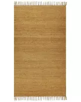 Kilimas LUNIA Garstyčių spalvos 80 x 150 cm Džiutas