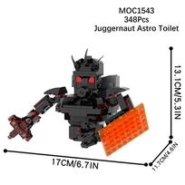 Skibidi Toliet Bricks Juggernaut Astro Toliet G-Man 5.0 MOC Horror Anime Compatible Building Blocks Toys For Children Adult Gift