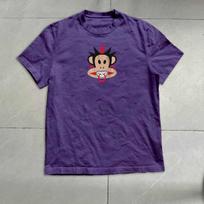 Paul Frank Purple monkey Cartoon Retro Unisex T-shirt S-5XL XXXL