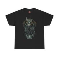Lamb of God Grim Reaper In Stone Coffin Bird Skeleton Rock Band Unisex T-Shirt XXL gray