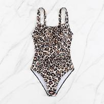 Vienos dalies vienspalvis bikini maudymosi kostiumas S leopardo rašto spalva