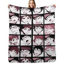 Hajime Manga Collection (Colored) Throw Blanket Soft Sherpa Fleece Warm Blanket for Winter Size: 75*100cm, Weight: 230 GSM