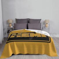 426 Hemi Mopar Gold On Black Logo Fan Art Blanket Super Soft Warm Light Thin Mopar Logo Symbol Parts Hellephant Size: 75*100cm, Weight: 230 GSM
