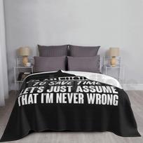 Blanket Engineer Gifts Idea-Cute Engineering Sayings-Gift For Dad , Mom , Sister , Brother , Coworker Size: 75*100cm, Weight: 230 GSM