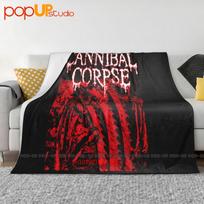 Cannibal Corpse Eu Uk Tour Ultra-Soft Blanket Quilt Winter Sofa Cover Bed Covers Size: 75*100cm, Weight: 230 GSM