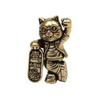 Lucky Cat Figurine One Billion Wealth Bringing Resin Ornament for Office Desktop Unique Cartoony Wealth Attraction Decor One size