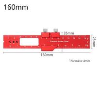 High-Precision Measuring Tool Slide Stop Positioning Gauge Ruler  Woodworking 160mm