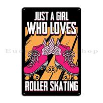 Roller Skating Metal Plaque Living Room Wall Cave Party Designs Bar Cave Tin Sign Poster 20X30CM