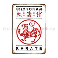 Shotokan Karate Metalinis Ženklas Klubo Veikėjas Virtuvės Garažo Sienos Dekoras Skardos Ženklas Plakatas 30X40CM red