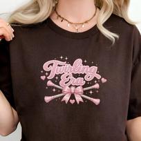 Twirling Era Shirt, Baton Girl Tee, Pink Majorette Shirt, Baton Twirling Apparel, Twirler Gift L