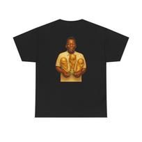 Pele Brazil FC T-Shirt, Football Soccer Print, Unisex Heavy Cotton S