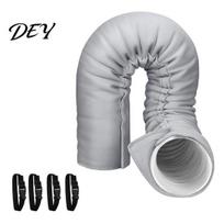 Seasonal Air Conditioning Accessory Portable Conditioner Hose Insulation Sleeve, 59 Inch Universal Duct Wrap for Washable Vent Sleeve 5-5.9 1pc