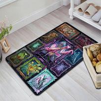 Mantis Evolution Pattern Rug Floor Mat for Living Room or Bedroom Soft and Comfortable Carpet a Gift for Birthday and Holiday. 40x60cm( 15x23in ) įvairiaspalvis