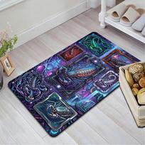 Cybernetic Scorpion Evolution Pattern Rug Floor Mat for Living Room or Bedroom Soft and Comfortable Carpet a Gift for Birthday and Holiday. 40x60cm( 15x23in ) įvairiaspalvis