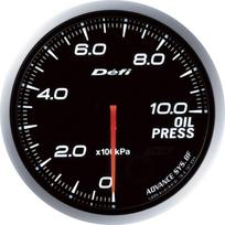 Defi Meter ADVANCE Oil Pressure Gauge DF10201 (Nippon Seiki) [-Link BF] (White)