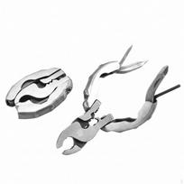 Folding Multitool Pliers Builtin Screwdrivers Multi Function Tool Compact Stainless Steel