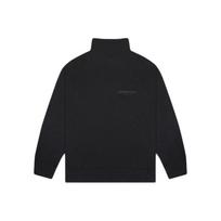 Fear of God Essentials Fleece-Lined Mockneck Sweatshirt Unisex Tops Black FOG-FW20-331 XL