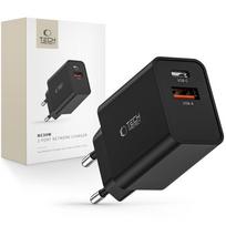 Tech-Protect Nc30W 2-Port Network Charger Pd30W/Qc3.0 Black