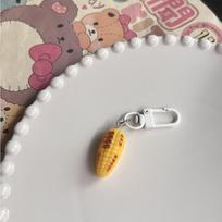 Steamed Stuffed Bun Cute Food Key Chain Corn Simulation Food Key Ring  Decoration K