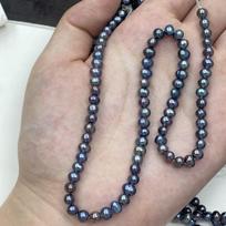 1 Strand Natural Black Freshwater Potato Pearl Beads 5-6mm 36cm, Baroque Pearl Loose Beads For DIY Bracelet Necklace Jewelry 1Strand/5-6mm-36cm juoda