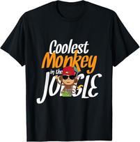 Coolster Monkey in the Jungle Funny Gift Fun T-Shirt Unisex T-Shirt M