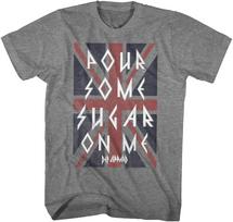 Def Leppard 80s Heavy Metal Band Rock n Roll Pour Some Sugar Adult T-Shirt Tee Unisex T-Shirt XXL