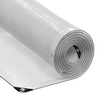 Transparent Tarpaulin With Eyelets 2X10 M Polyethylene