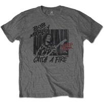 Bob Marley Catch A Fire Tour Licensed TShirt Unisexs L