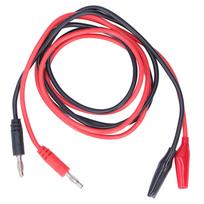 Crocodile Clip Test Leads Banana Plug Multimeter Electronic Power Tester 2000V 20A 41in 104cm Silica gel+copper