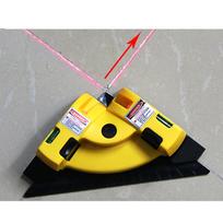 Right Angle Laser Projection Level Integrated Plastic Housing Infrared Horizontal Vertical Laser Line Level for Tile Yellow plastic